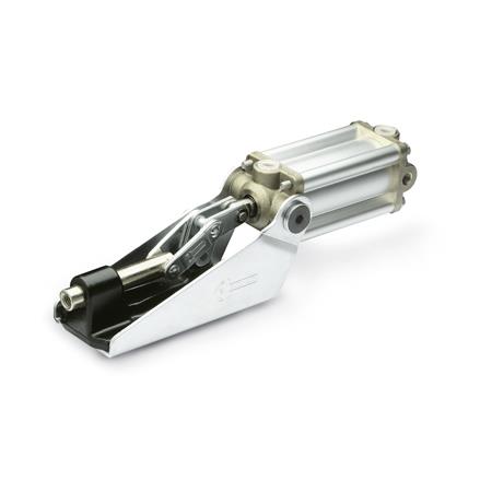 Otto Ganter Pneumatic Toggle Clamp for Push Pull Clamping, GN 890